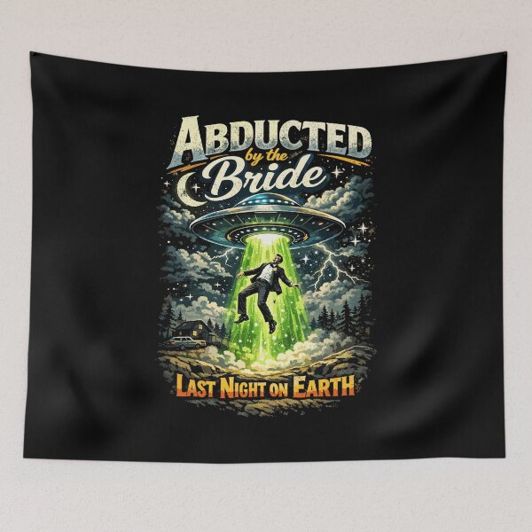 Item preview, JGA Shirt Men's UFO Abduction Groom designed and sold by Pineapple-Tree.