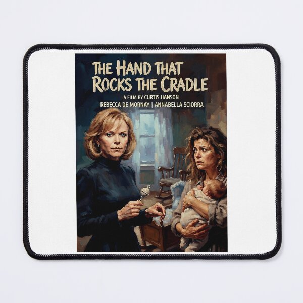 Item preview, The Hand That Rocks The Cradle Retro Psychological Thriller Tribute Art Movie Poster designed and sold by ylva-nLoeb.