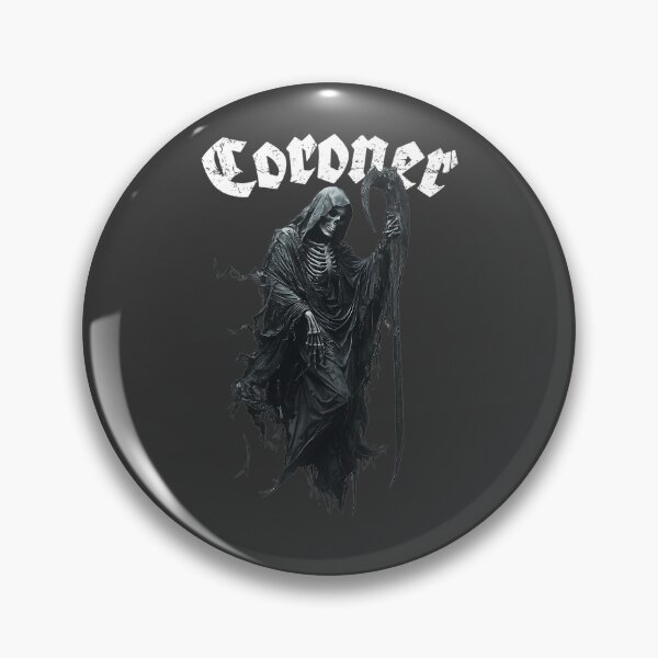 Item preview, Coroner The Reaper Scythe Skull designed and sold by BloodyUnicornIT.