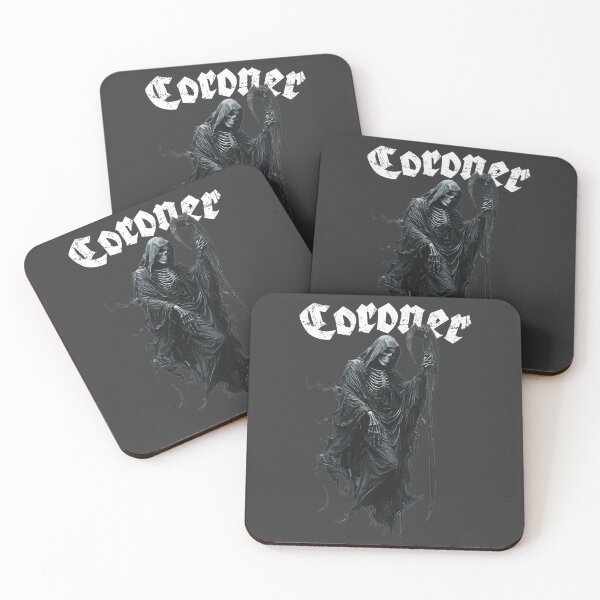Item preview, Coroner The Reaper Scythe Skull designed and sold by BloodyUnicornIT.