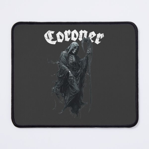 Item preview, Coroner The Reaper Scythe Skull designed and sold by BloodyUnicornIT.
