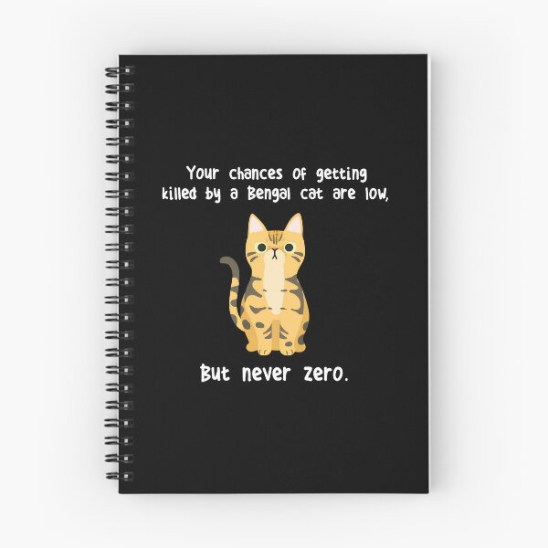 Item preview, Bengal Cat Humor Warning designed and sold by Dmo3HarkoArt.