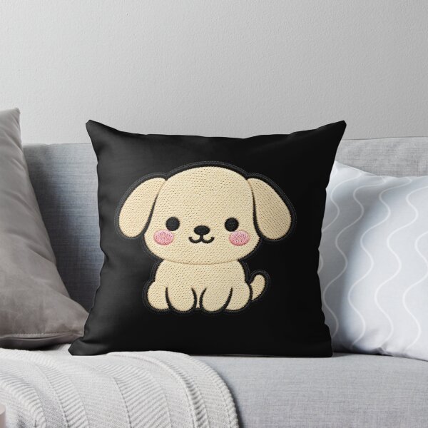 Item preview, Cute Kawaii Puppy Embroidery Patch Illustration designed and sold by ColorSplash123.