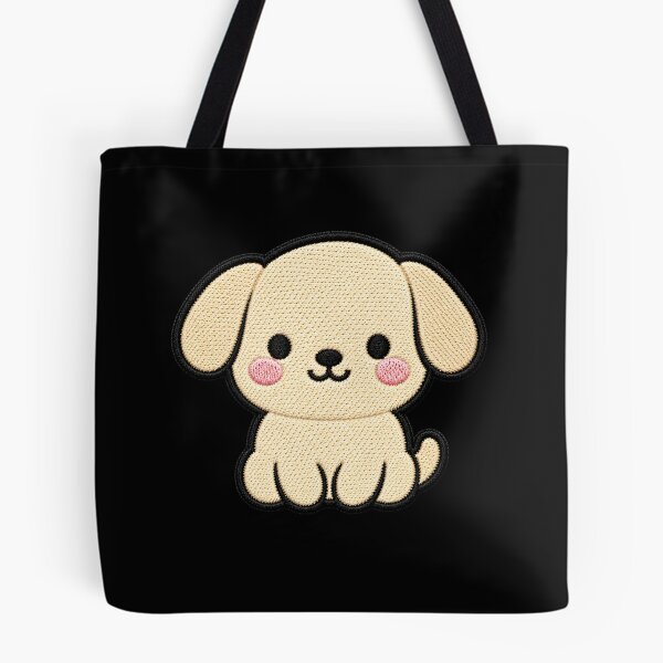 Item preview, Cute Kawaii Puppy Embroidery Patch Illustration designed and sold by ColorSplash123.