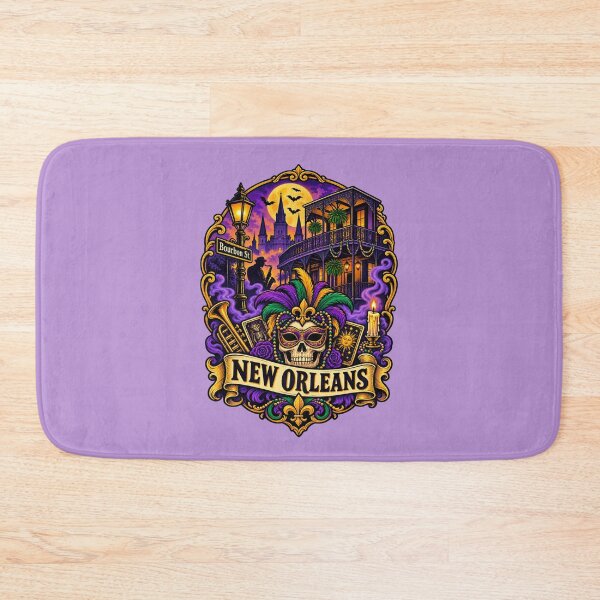 Item preview, New Orleans Halloween Shirt - Vintage French Quarter Gothic Poster Design designed and sold by Globalcitytees.
