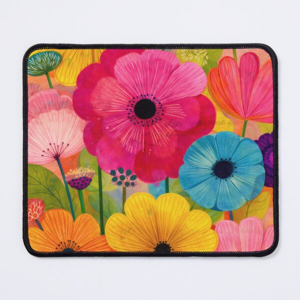 Item preview, Colorful Folk Art Flowers - Bright Happy Floral Painting designed and sold by Ela Art Space .