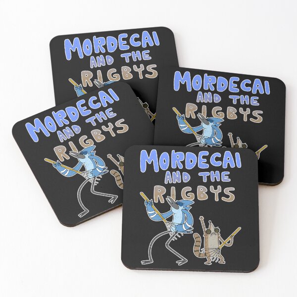Item preview, Mordecai And The Rigbys Distressed Blue Rock designed and sold by BloodyUnicornIT.