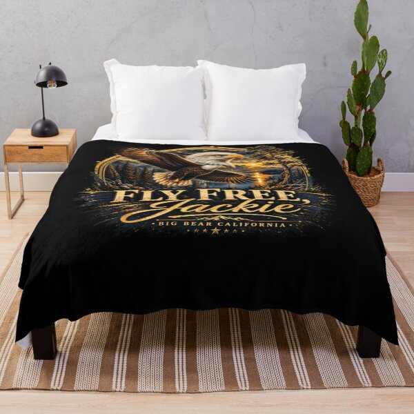Item preview, Fly Free Jackie Big Bear Bald Eagle Memorial designed and sold by Amerakstore.