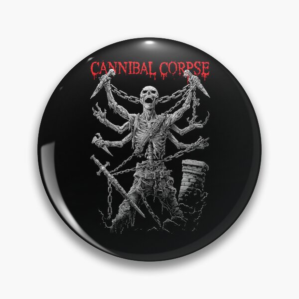 Item preview, Cannibal Corpse Evisceration Plague Multi Arm Skeleton designed and sold by BloodyUnicornIT.