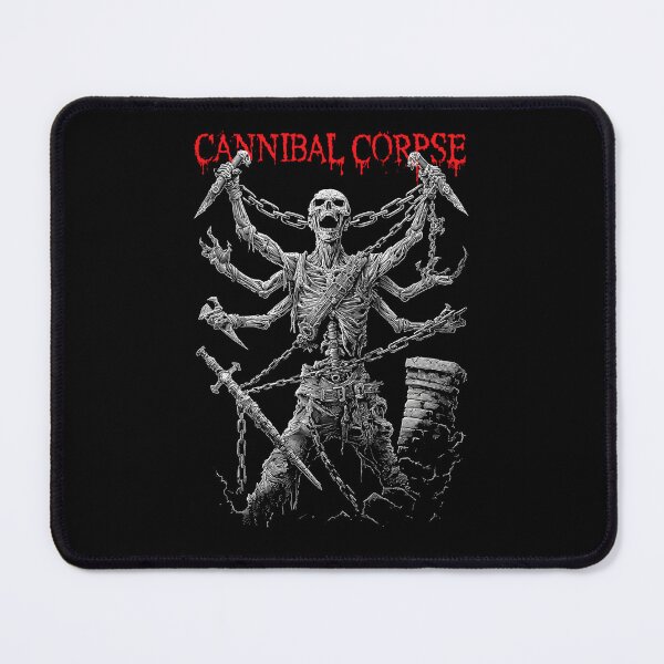 Item preview, Cannibal Corpse Evisceration Plague Multi Arm Skeleton designed and sold by BloodyUnicornIT.