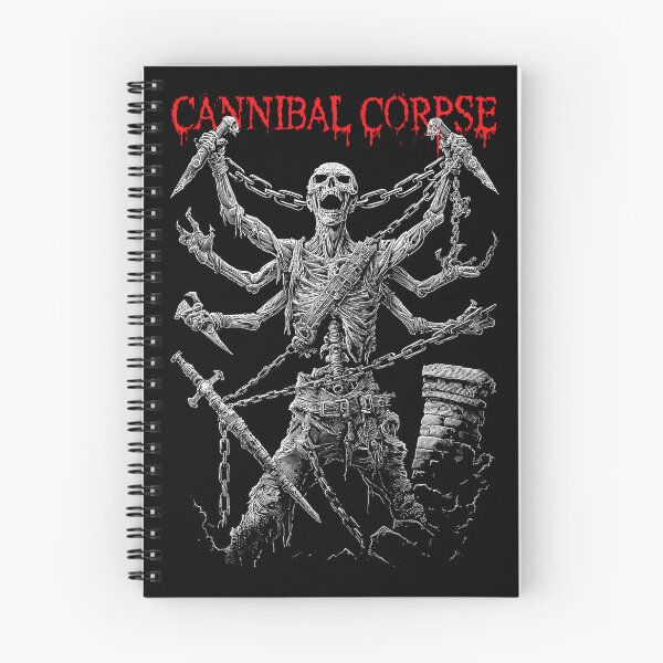 Item preview, Cannibal Corpse Evisceration Plague Multi Arm Skeleton designed and sold by BloodyUnicornIT.