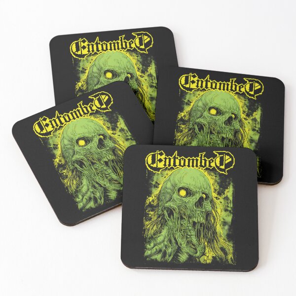 Item preview, Entombed Uprising Green Skull Worm designed and sold by BloodyUnicornIT.