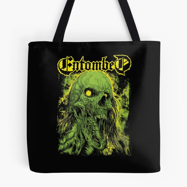 Item preview, Entombed Uprising Green Skull Worm designed and sold by BloodyUnicornIT.