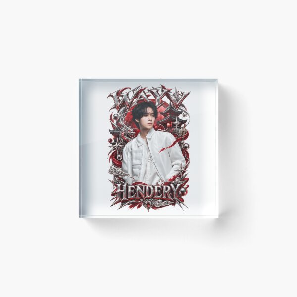 Item preview, Hendery WayV Vision Wings Red Horizon Warrior Poster designed and sold by Valeree Store.