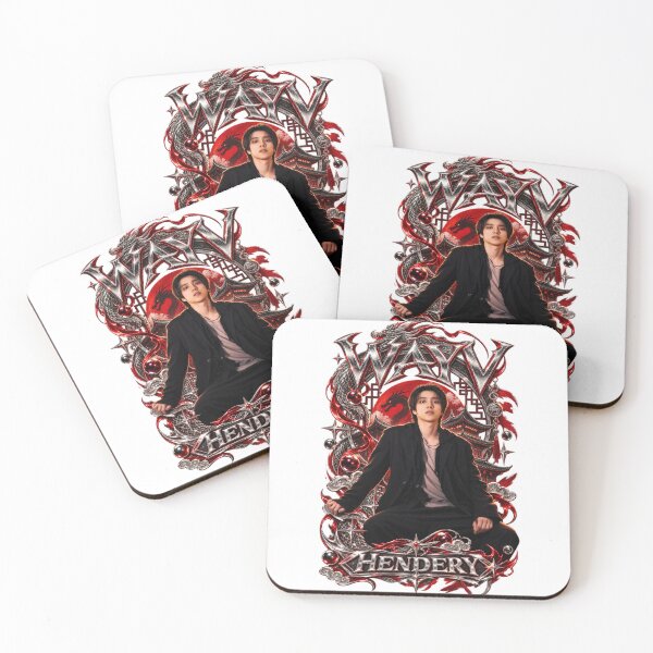 Item preview, Wong Kunhang Vision Wings Gold Border Vinyl Sticker designed and sold by Valeree Store.