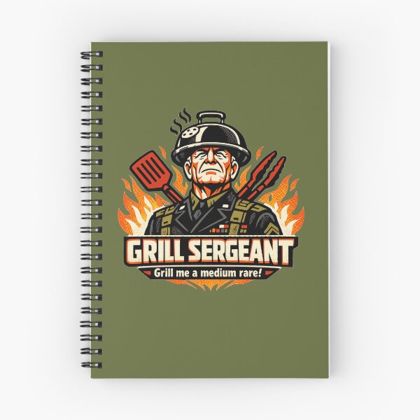 Item preview, Grill Sergeant – Grill Me A Medium Rare designed and sold by KungPowUnicorn.