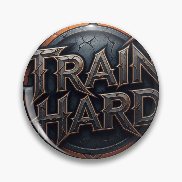 Item preview, Witty TRAIN HARD Print designed and sold by dazzlemakers.