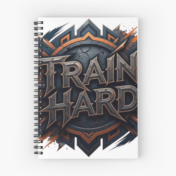 Item preview, Witty TRAIN HARD Print designed and sold by dazzlemakers.