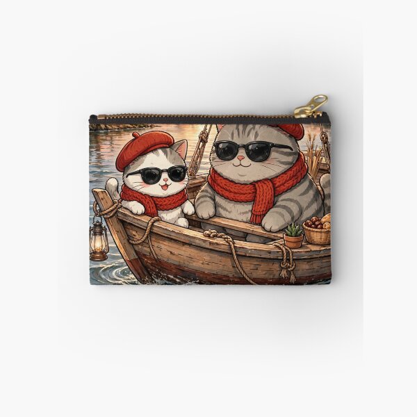 Item preview, Nile Felucca Sunset Voyage - Kawaii Cats Freda and Junior in Egypt designed and sold by MAISON SYLVIE.
