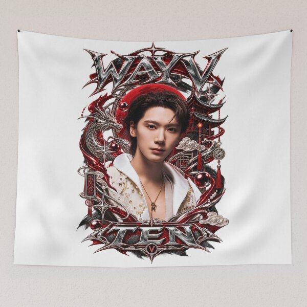 Item preview, Ten WayV Vision Wings Flowing Ribbon Dance Art designed and sold by Valeree Store.