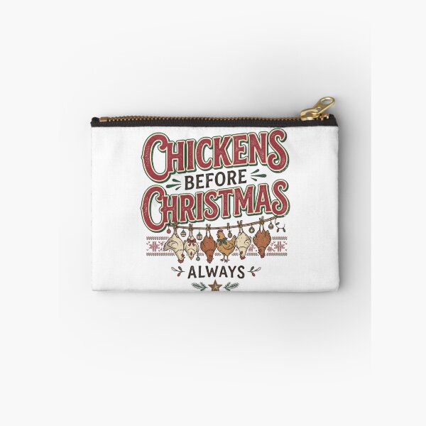 Item preview, Chickens Before Christmas Always Funny Chicken Farmer Holiday Humor designed and sold by raedattia.