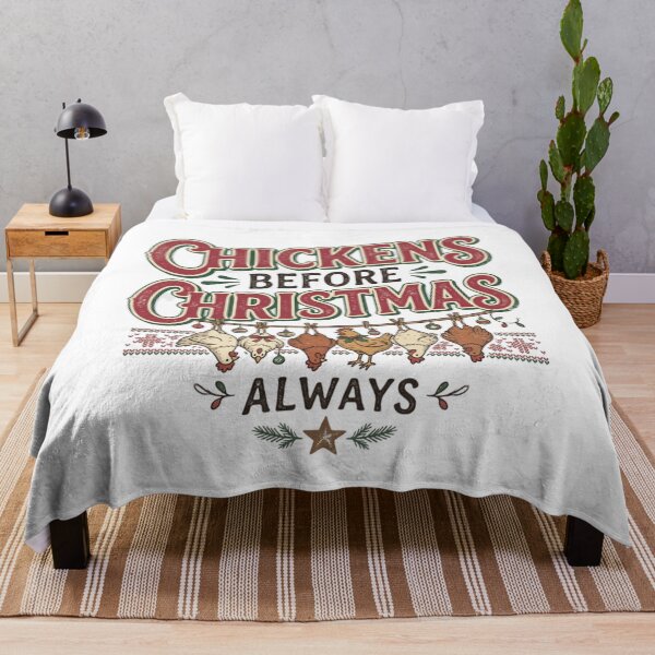 Item preview, Chickens Before Christmas Always Funny Chicken Farmer Holiday Humor designed and sold by raedattia.