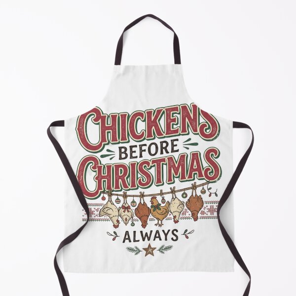 Item preview, Chickens Before Christmas Always Funny Chicken Farmer Holiday Humor designed and sold by raedattia.