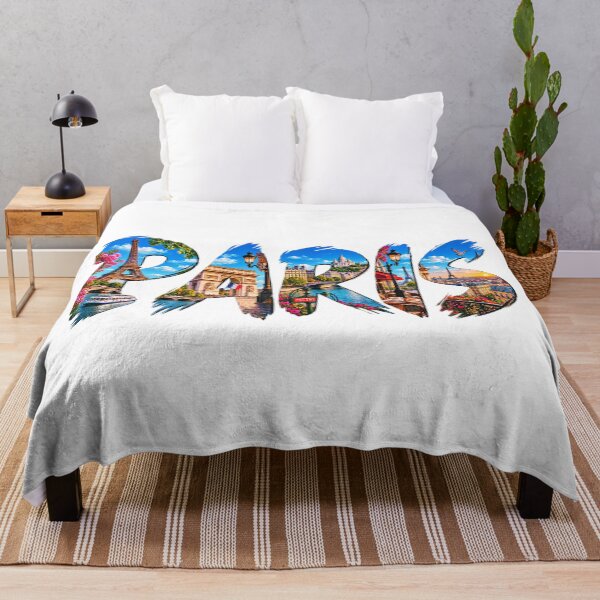 Item preview, Paris City Typography – Iconic France Travel Collage designed and sold by YOFANTZ!.