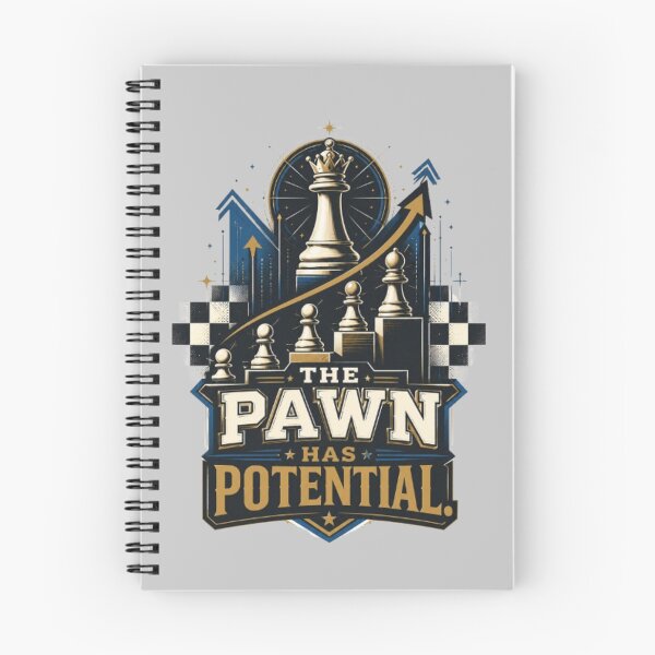 Item preview, The Pawn Has Potential Inspirational Chess designed and sold by KnightVibe.