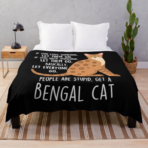 Item preview, Bengal Cat Let Everyone Go Funny Sarcastic Quote designed and sold by Dmo3HarkoArt.