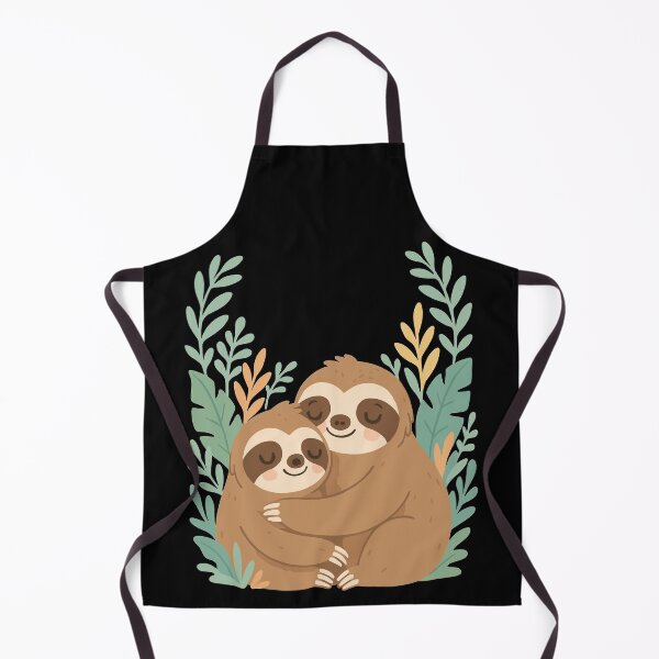 Item preview, Cute sloth cuddles in a jungle design designed and sold by Pineapple-Tree.