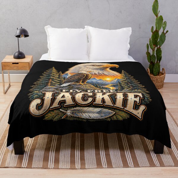 Item preview, Fly Free Jackie Big Bear Bald Eagle Memorial Tribute designed and sold by Amerakstore.
