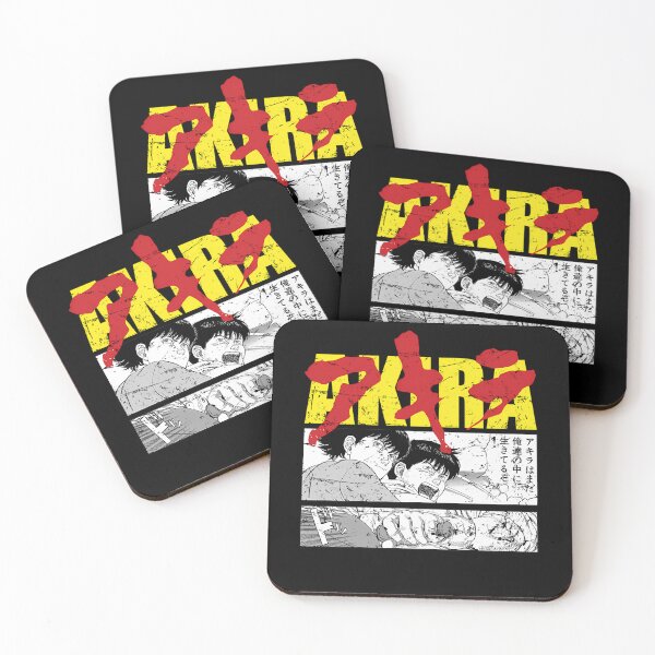 Item preview, Akira Mitsuru Kei Manga Panel Distressed Red And Yellow designed and sold by Generous1961.