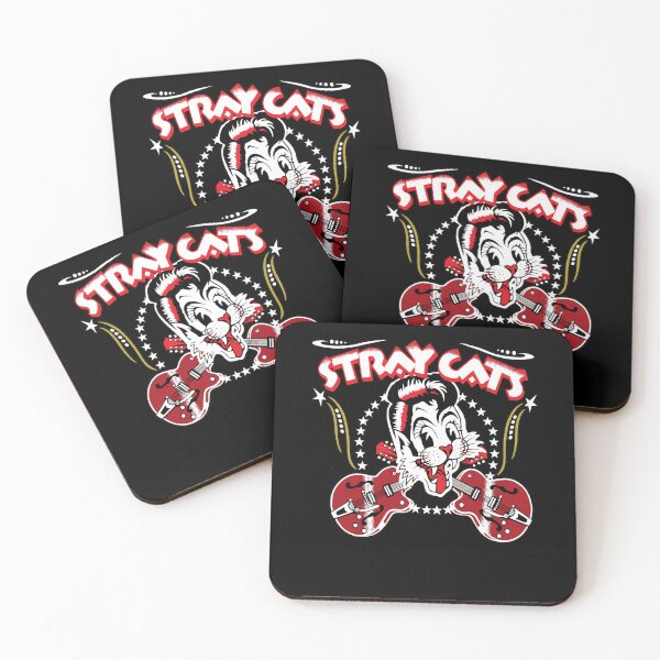 Item preview, Rockabilly Cat Band Emblem Guitar designed and sold by viekneehgamb.