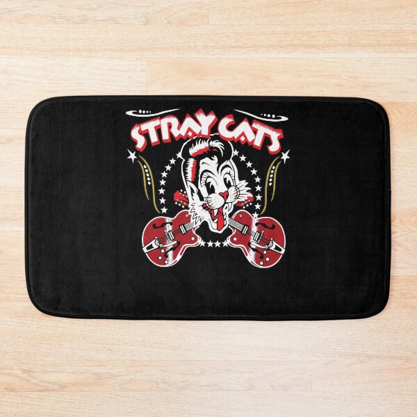 Item preview, Rockabilly Cat Band Emblem Guitar designed and sold by viekneehgamb.