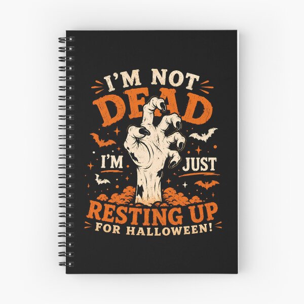 Item preview, I'm Not Dead I'm Just Resting Halloween designed and sold by Canvas-Whispers.