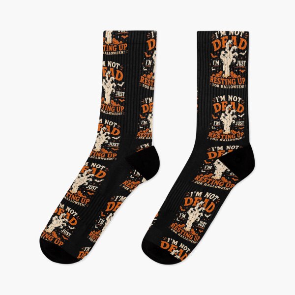 Item preview, I'm Not Dead I'm Just Resting Halloween designed and sold by Canvas-Whispers.