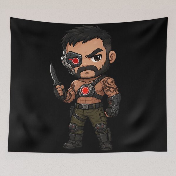Item preview, Chibi Kano Mortal Kombat | MK Fanart designed and sold by bapupa.
