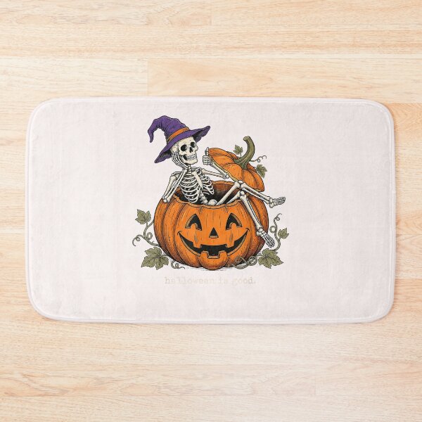 Item preview, Halloween is Good Skeleton with Pumpkin Spooky Season Men Women Kids designed and sold by RickyHerrera.