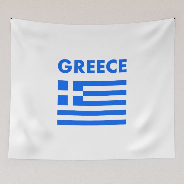Item preview, Greece Flag  designed and sold by Inspirationmotivation.