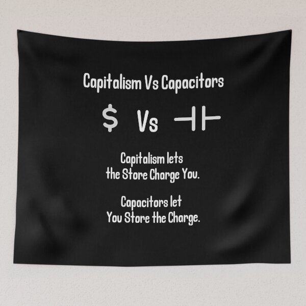 Item preview, The Wonder of Capacitorism designed and sold by Weirdly Specific.