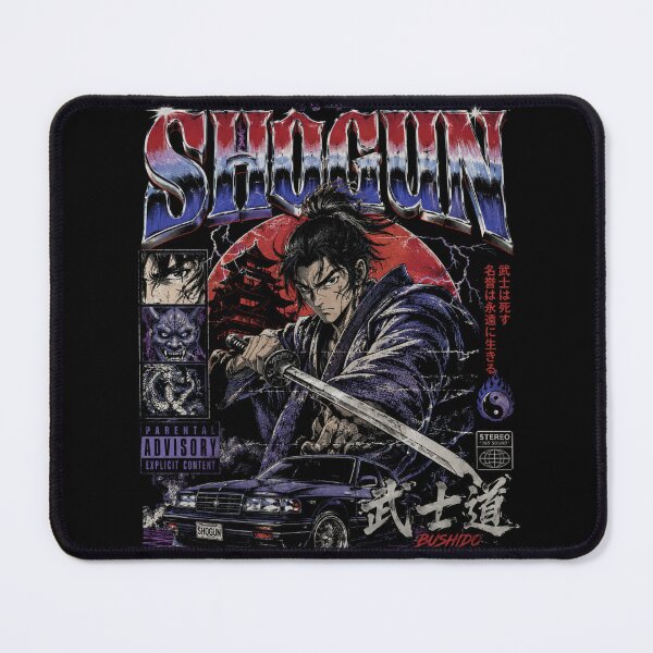 Item preview, Shogun Japanese Samurai Vintage Manga Car T-Shirt designed and sold by Bhinfy.
