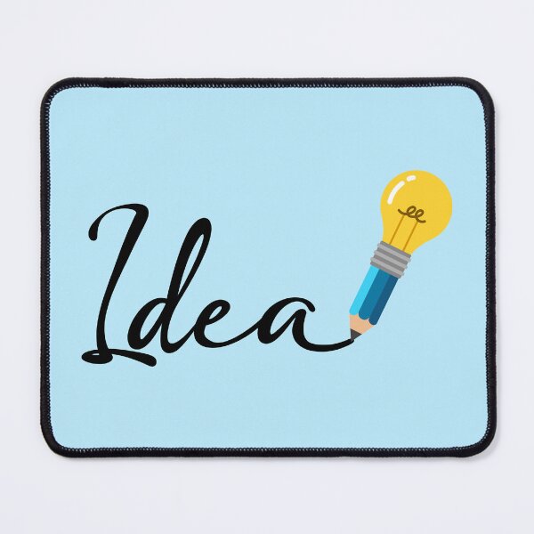 Item preview, Idea Lightbulb Pencil Creative Sticker Art designed and sold by Moody Critters.