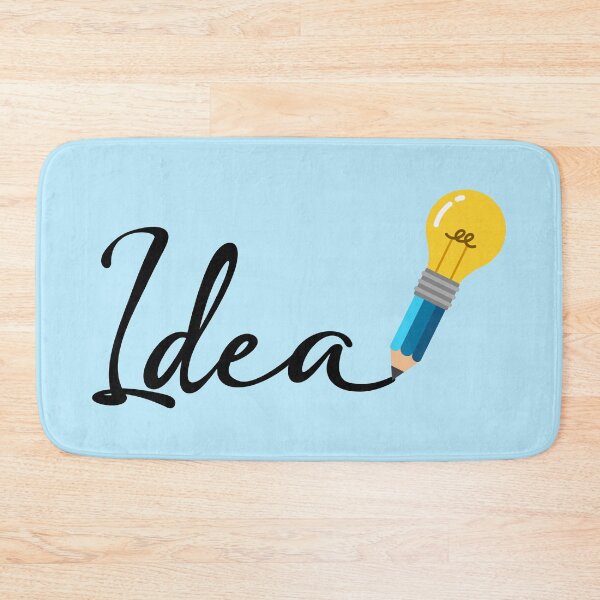 Item preview, Idea Lightbulb Pencil Creative Sticker Art designed and sold by Moody Critters.