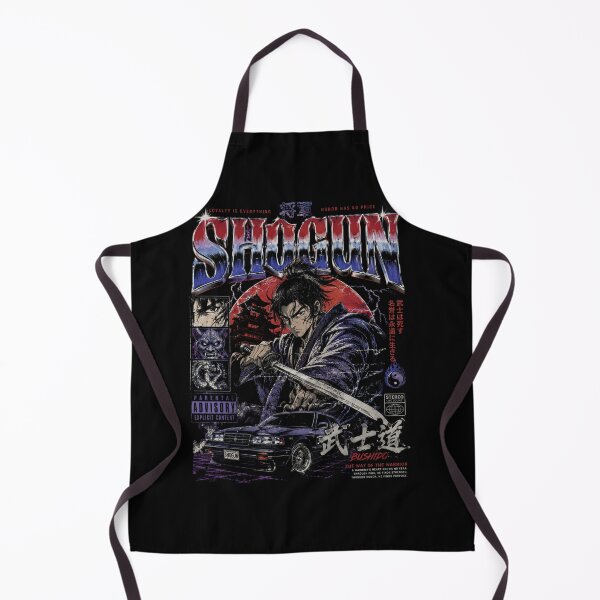 Item preview, Shogun Japanese Samurai Vintage Manga Car T-Shirt designed and sold by Bhinfy.