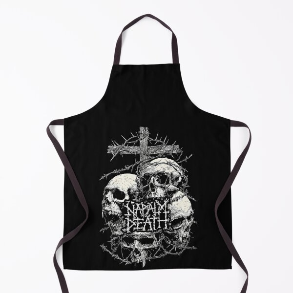 Item preview, Napalm Death From Enslavement To Obliteration Skulls Barbed Wire designed and sold by Generous1961.