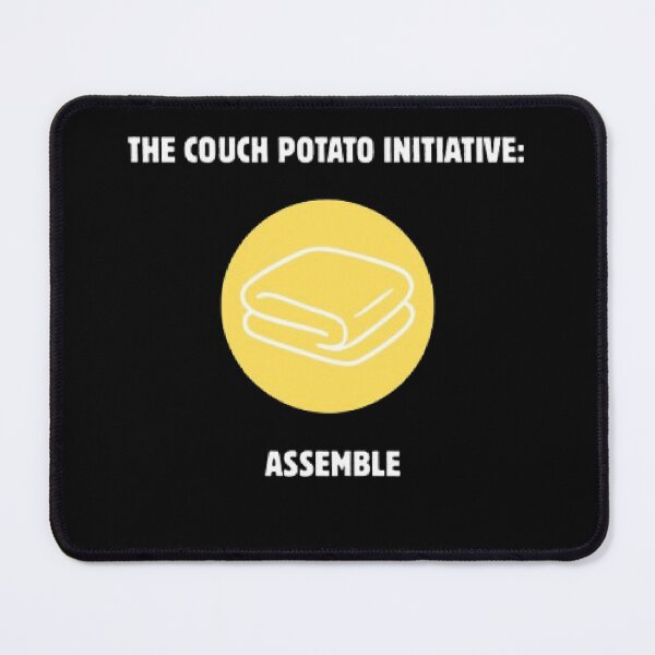 Item preview, Couch Potato Initiative Assemble Funny Superhero Parody designed and sold by Mircea786.