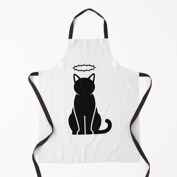 Item preview, Mystical Cat with Crown of Thorns – Black Cat Goth designed and sold by OH-MY-GOTH.