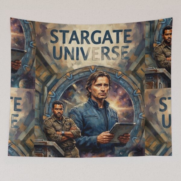 Item preview, Stargate Universe Sci-Fi Fine Art Tribute designed and sold by Art's Diner.