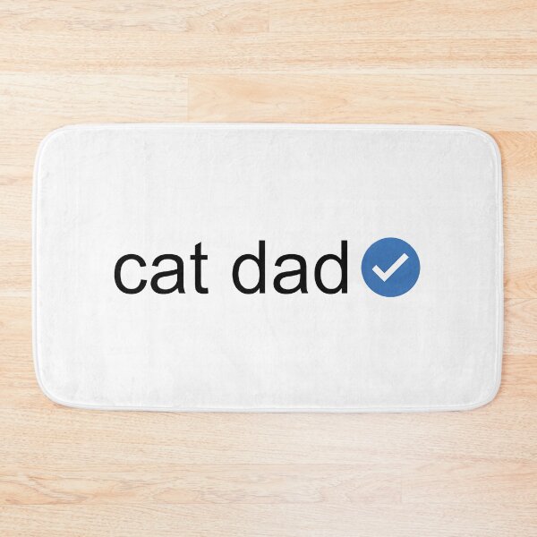 Item preview, Cat Dad Verified Checkmark designed and sold by Dmo3HarkoArt.